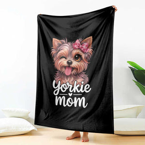 Yorkshire Terrier Dog Mom Throw Blanket Cute Yorkie Puppy Gift TS12 Print Your Wear