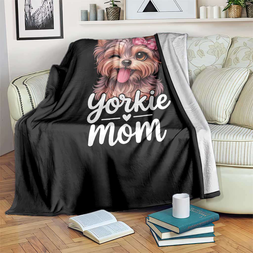 Yorkshire Terrier Dog Mom Throw Blanket Cute Yorkie Puppy Gift TS12 Print Your Wear