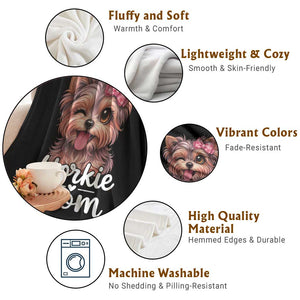 Yorkshire Terrier Dog Mom Throw Blanket Cute Yorkie Puppy Gift TS12 Print Your Wear