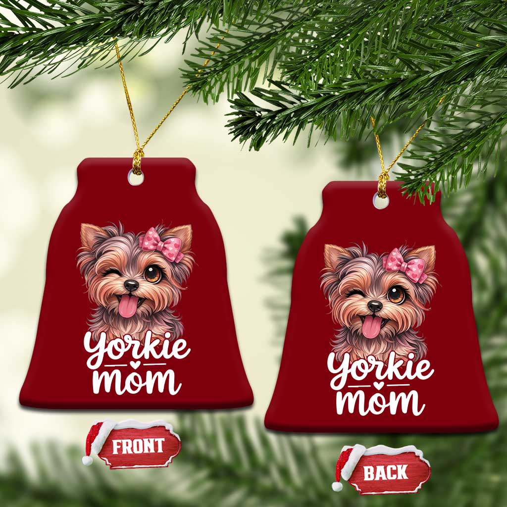 Yorkshire Terrier Dog Mom Ceramic Ornament Cute Yorkie Puppy Gift TS12 Print Your Wear