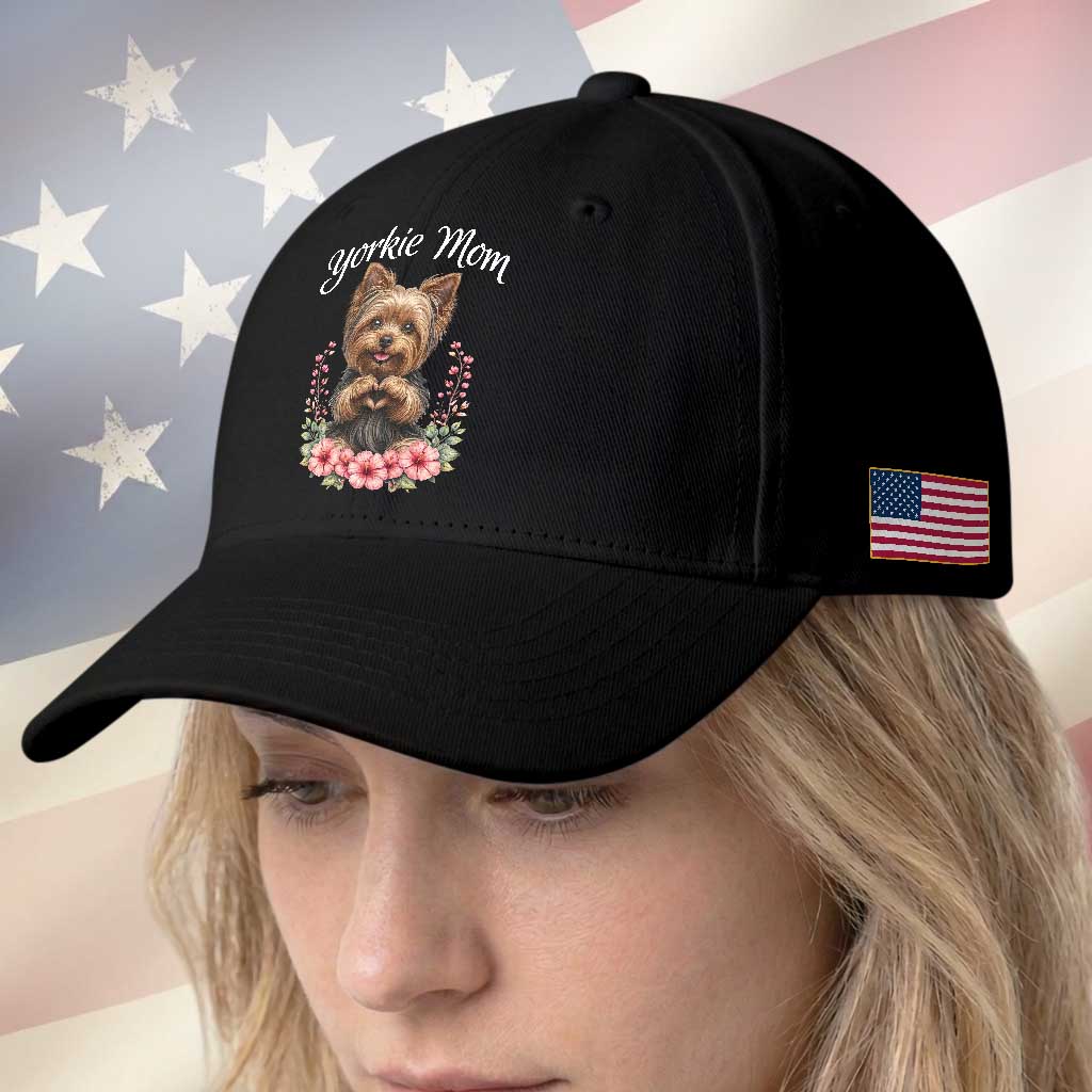 Cute Yorkie Mama Baseball Cap Yorkshire Terrier Dog Lover TS12 Print Your Wear