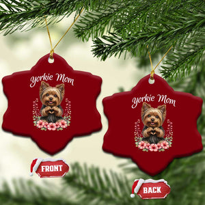 Cute Yorkie Mama Ceramic Ornament Yorkshire Terrier Dog Lover TS12 Print Your Wear