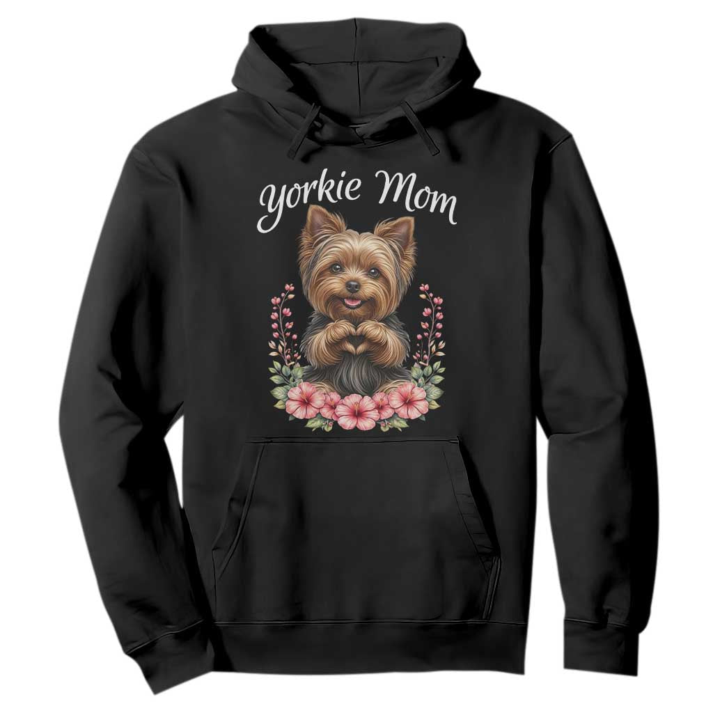 Cute Yorkie Mama Hoodie Yorkshire Terrier Dog Lover TS12 Black Print Your Wear