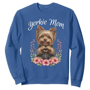 Cute Yorkie Mama Sweatshirt Yorkshire Terrier Dog Lover TS12 Royal Blue Print Your Wear