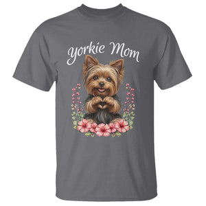 Cute Yorkie Mama T Shirt Yorkshire Terrier Dog Lover TS12 Charcoal Print Your Wear