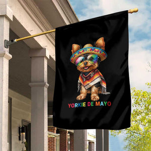 Yorkie De Mayo Garden Flag Cinco De Mayo Dog Lover TS12 Print Your Wear