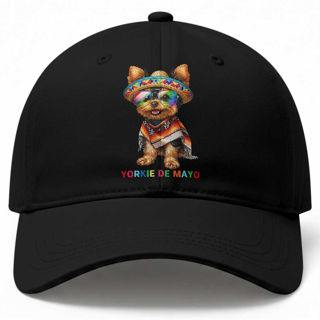 Yorkie De Mayo Baseball Cap Cinco De Mayo Dog Lover TS12 Print Your Wear