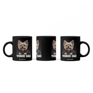 Proud Yorkshire Terrier Dad Coffee Mug Fathers Day Dog Lover Gift TS12 Print Your Wear