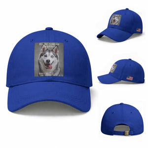 Funny Siberian Husky Meme Baseball Cap My Name Is Stop That TS12 Baseball Cap Universal Fit Royal Blue Print Your Wear