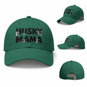 Proud Husky Mama Baseball Cap Siberian Husky Mothers Day Gift TS12 Baseball Cap Universal Fit Irish Green Print Your Wear