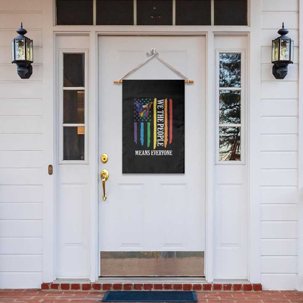 Patriotic Rainbow Pride American Eagle Garden Flag We The People LGBT Pride TS12 Print Your Wear