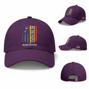 Patriotic Rainbow Pride American Eagle Baseball Cap We The People LGBT Pride TS12 Baseball Cap Universal Fit Purple Print Your Wear