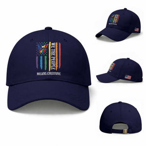 Patriotic Rainbow Pride American Eagle Baseball Cap We The People LGBT Pride TS12 Baseball Cap Universal Fit Dark Blue Print Your Wear