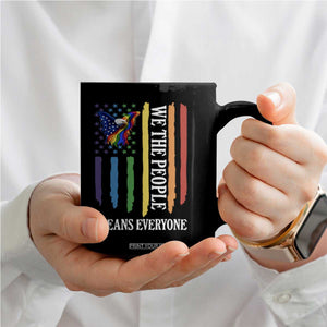 Patriotic Rainbow Pride American Eagle Coffee Mug We The People LGBT Pride TS12 Print Your Wear