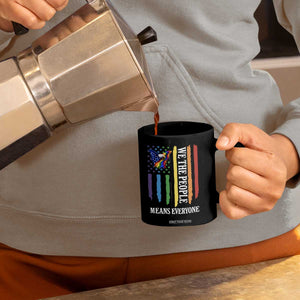 Patriotic Rainbow Pride American Eagle Coffee Mug We The People LGBT Pride TS12 Print Your Wear