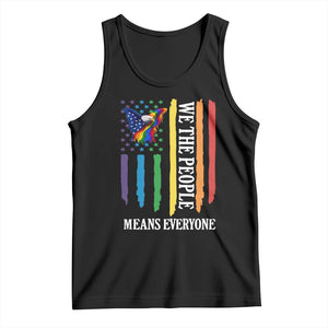 Patriotic Rainbow Pride American Eagle Tank Top We The People LGBT Pride TS12 Black Print Your Wear