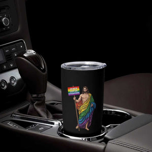 Christian LGBTQ Support Tumbler Cup Jesus Loves Everyone TS12 Print Your Wear