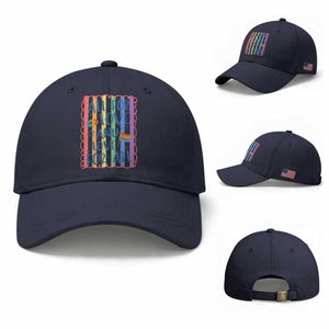 All For Love And Love For All Baseball Cap Pride Month LGBT Support TS12 Baseball Cap Universal Fit Navy Print Your Wear