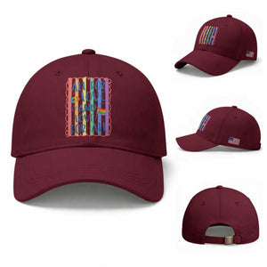 All For Love And Love For All Baseball Cap Pride Month LGBT Support TS12 Baseball Cap Universal Fit Maroon Print Your Wear