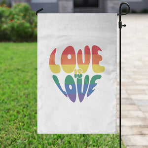 Love Is Love LGBTQ Pride Garden Flag Rainbow Flag Community TS12 Print Your Wear
