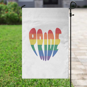 Rainbow Heart Pride Garden Flag LGBTQ Support Graphic TS12 Print Your Wear