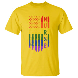 Rainbow RN Ally Pride Month T Shirt LGBTQ Healthcare Worker TS12 Daisy Print Your Wear