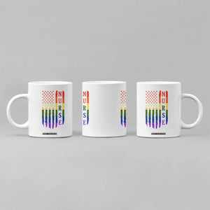 Rainbow RN Ally Pride Month Coffee Mug LGBTQ Healthcare Worker TS12 Print Your Wear