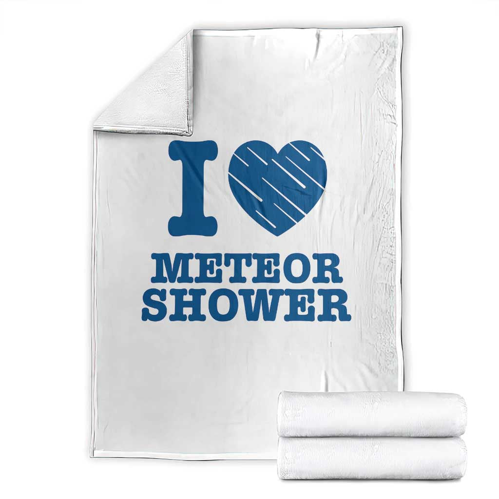 Meteor Shower Lover Throw Blanket Astronomy Enthusiast Gift TS12 White Print Your Wear
