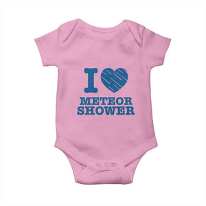 Meteor Shower Lover Baby Onesie Astronomy Enthusiast Gift TS12 Light Pink Print Your Wear