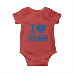 Meteor Shower Lover Baby Onesie Astronomy Enthusiast Gift TS12 Red Print Your Wear