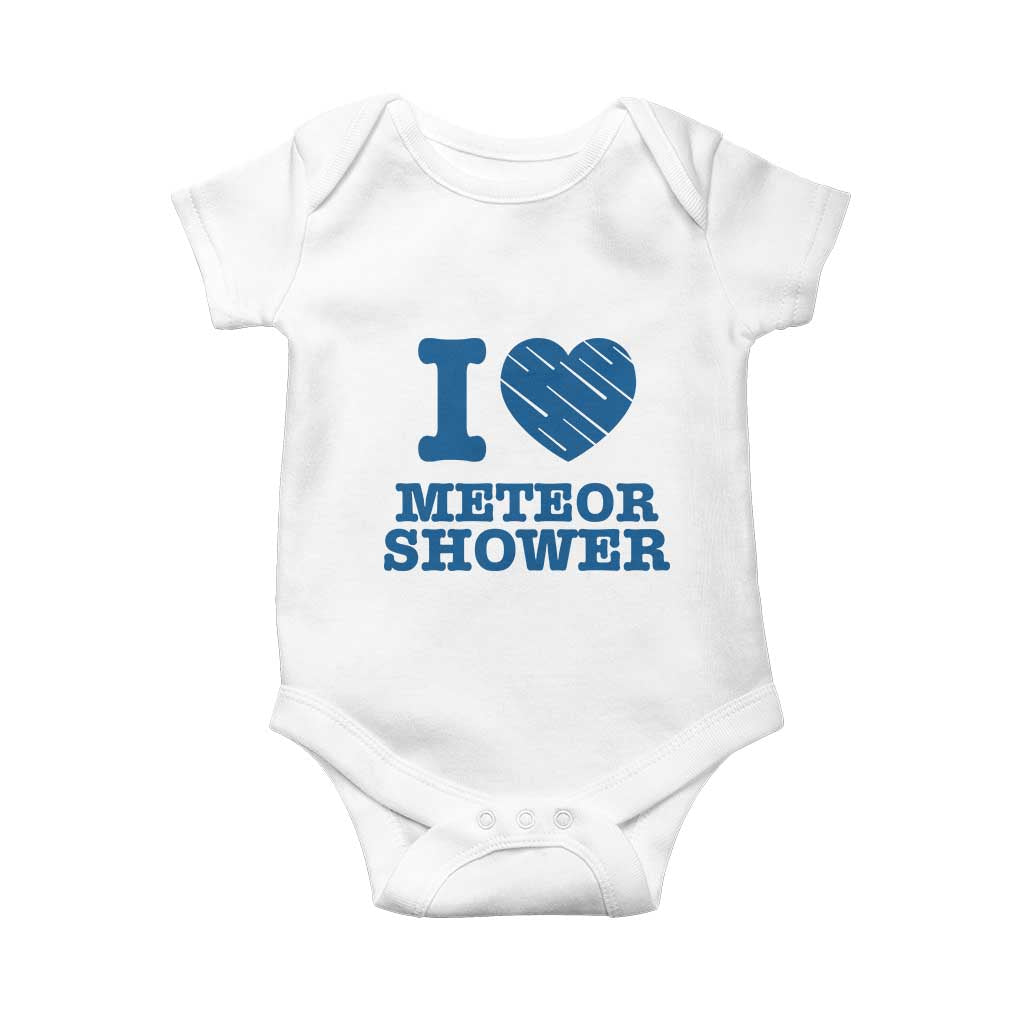 Meteor Shower Lover Baby Onesie Astronomy Enthusiast Gift TS12 White Print Your Wear