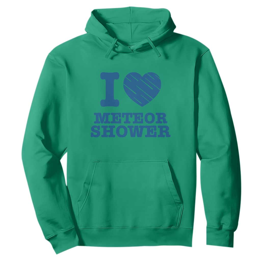 Meteor Shower Lover Hoodie Astronomy Enthusiast Gift TS12 Irish Green Print Your Wear