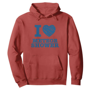 Meteor Shower Lover Hoodie Astronomy Enthusiast Gift TS12 Red Print Your Wear