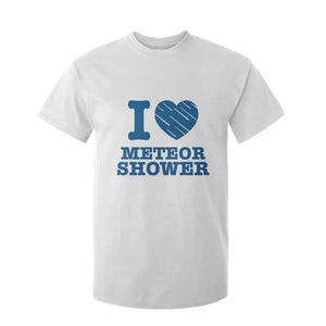 Meteor Shower Lover T Shirt For Kid Astronomy Enthusiast Gift TS12 White Print Your Wear