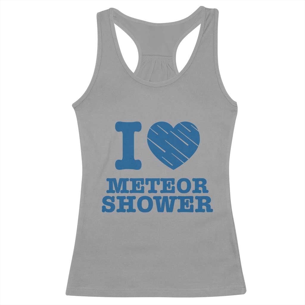 Meteor Shower Lover Racerback Tank Top Astronomy Enthusiast Gift TS12 Sport Gray Print Your Wear
