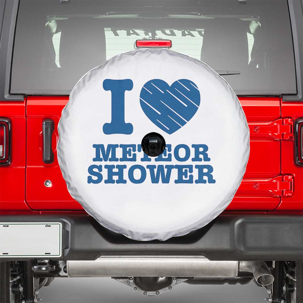 Meteor Shower Lover Spare Tire Cover Astronomy Enthusiast Gift TS12 White Print Your Wear