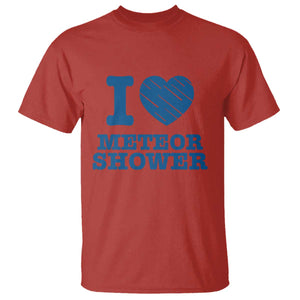 Meteor Shower Lover T Shirt Astronomy Enthusiast Gift TS12 Red Print Your Wear
