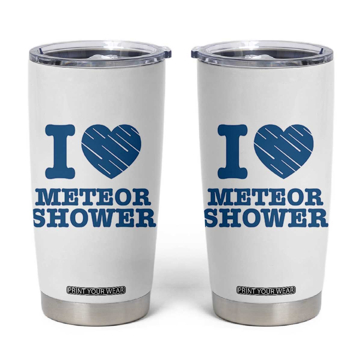 Meteor Shower Lover Tumbler Cup Astronomy Enthusiast Gift TS12 White Print Your Wear
