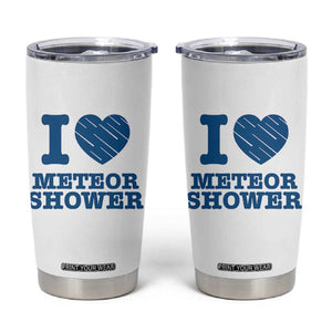Meteor Shower Lover Tumbler Cup Astronomy Enthusiast Gift TS12 White Print Your Wear