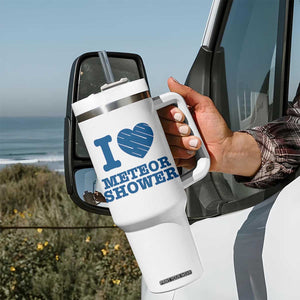 Meteor Shower Lover Tumbler With Handle Astronomy Enthusiast Gift TS12 Print Your Wear