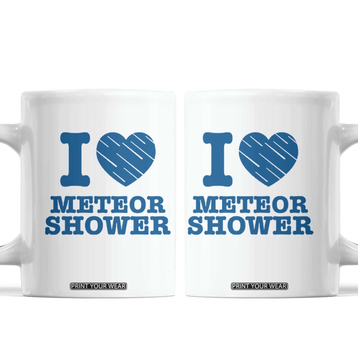 Meteor Shower Lover Coffee Mug Astronomy Enthusiast Gift TS12 White Print Your Wear