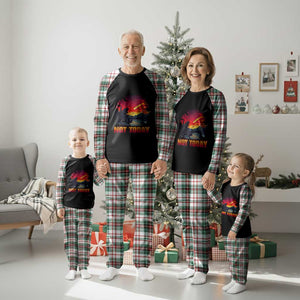 Funny Dinosaur Baseball Meteorite Plaid Pajama Set Not Today TS12 Christmas Plaid Print Your Wear