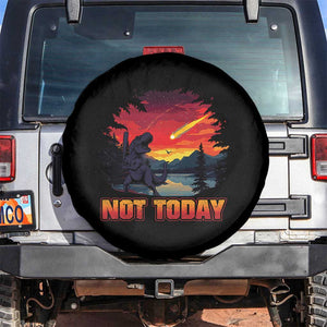 Funny Dinosaur Baseball Meteorite Spare Tire Cover Not Today TS12 No hole Black Print Your Wear