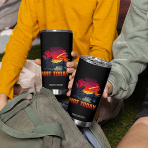 Funny Dinosaur Baseball Meteorite Tumbler Cup Not Today TS12 Print Your Wear