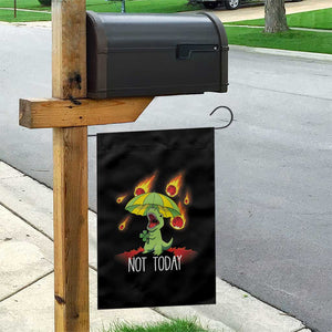 Dinosaur Meteor Shower Astronomy Humor Garden Flag Not Today TS12 Print Your Wear