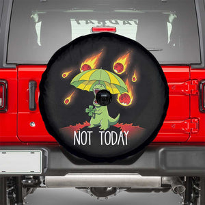 Dinosaur Meteor Shower Astronomy Humor Spare Tire Cover Not Today TS12 Black Print Your Wear