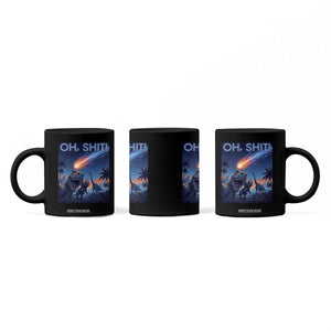 Funny Dinosaur Meteorite Coffee Mug Astronomy Lover Gift TS12 Print Your Wear