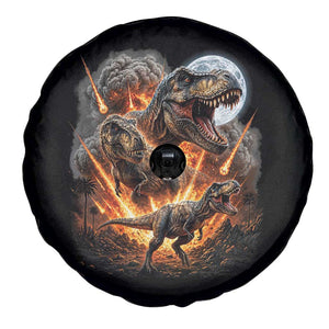 Funny Dinosaur Meteorite Strike Spare Tire Cover Epic Paleontology Gift TS12 Print Your Wear