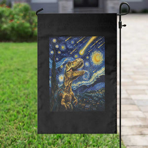 Dinosaur Starry Night Meteor Shower Garden Flag Astronomy Lover Gift TS12 Print Your Wear