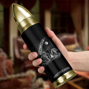 Bigfoot Camping Under Meteor Showers Bullet Tumbler Stargazer Gift TS12 Print Your Wear